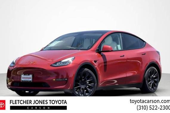 TESLA MODEL Y 2022 7SAYGDEE2NF352020 image